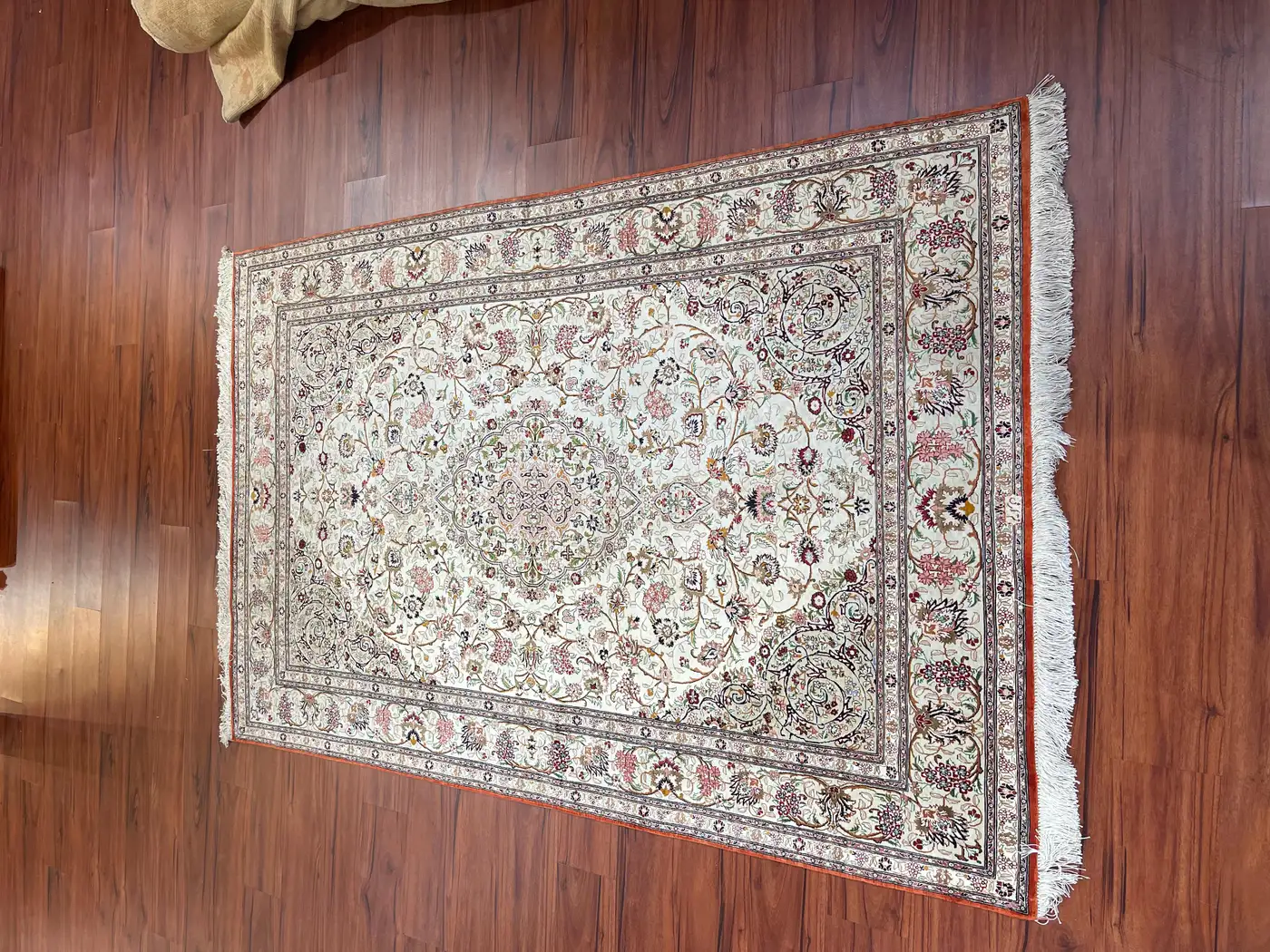 Very Fine Persian Silk Qum Rug/Carpet - Image 5