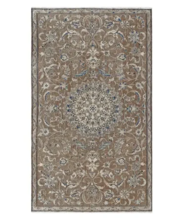 Vintage Persian Nain Rug