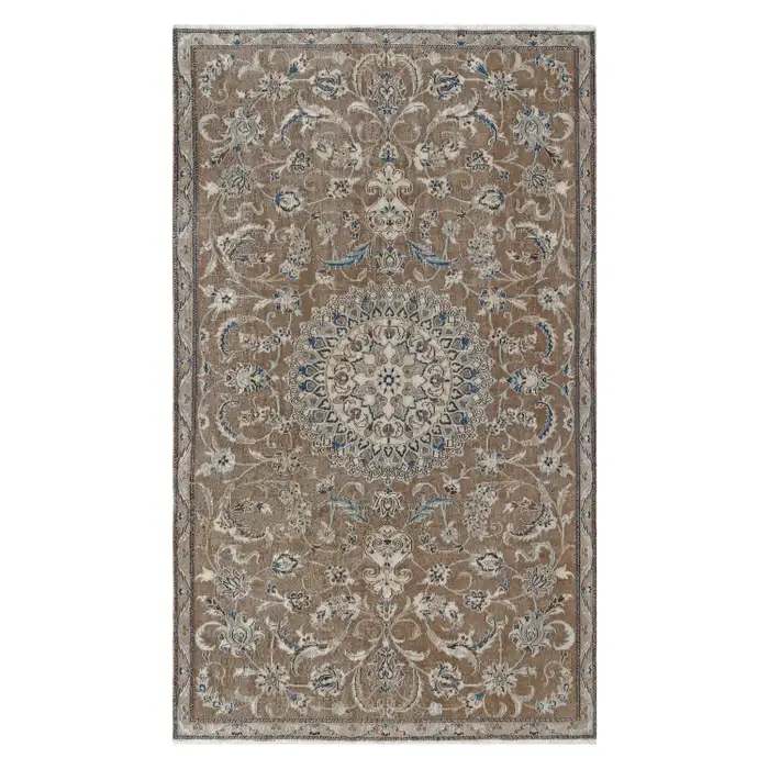 Vintage Persian Nain Rug