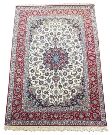 Extremely Fine Persian Isfahan Rug