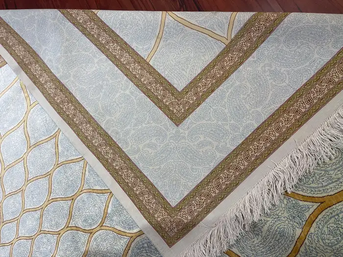 Extremely Fine Persian Silk Qum Rug - Image 7