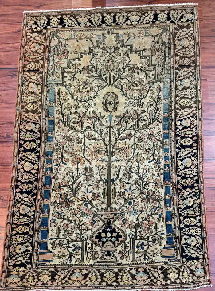 Antique Sarouk Farahan Rug - Image 15