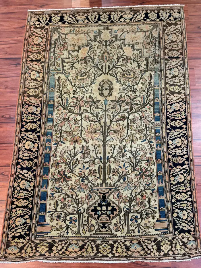 Antique Sarouk Farahan Rug - Image 7