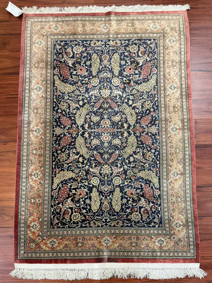Very Fine Persian Silk Qum Rug - Image 16