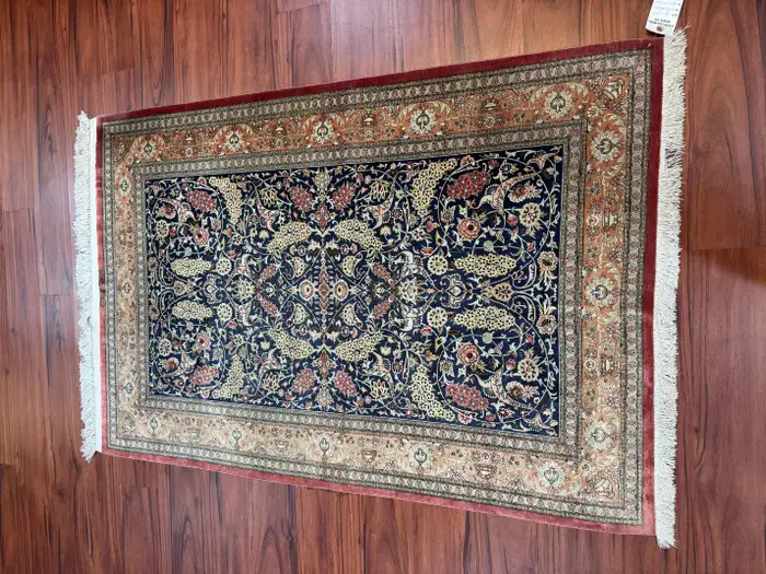 Very Fine Persian Silk Qum Rug - Image 2