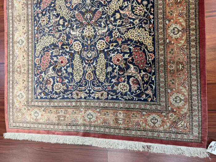 Very Fine Persian Silk Qum Rug - Image 7