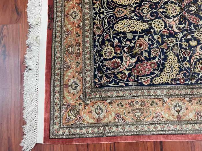 Very Fine Persian Silk Qum Rug - Image 12