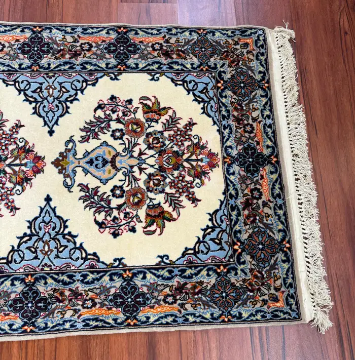 Very Fine Persian Isfahan Runner Rug - Image 2