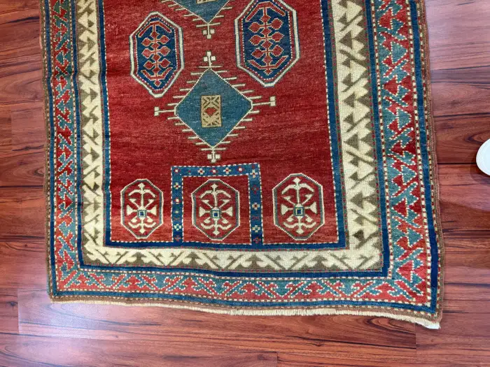 Antique Fachralo Kazak Rug - Image 3