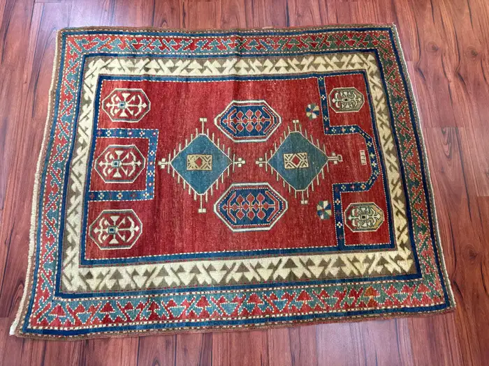 Antique Fachralo Kazak Rug - Image 7