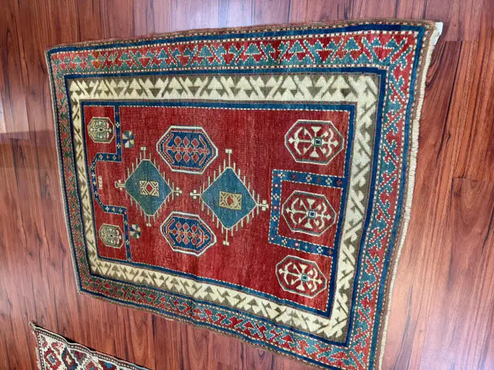 Antique Fachralo Kazak Rug - Image 10