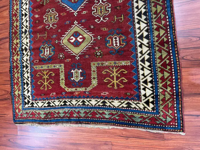 Antique Fachralo Kazak Rug - Image 16