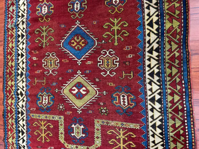Antique Fachralo Kazak Rug - Image 2