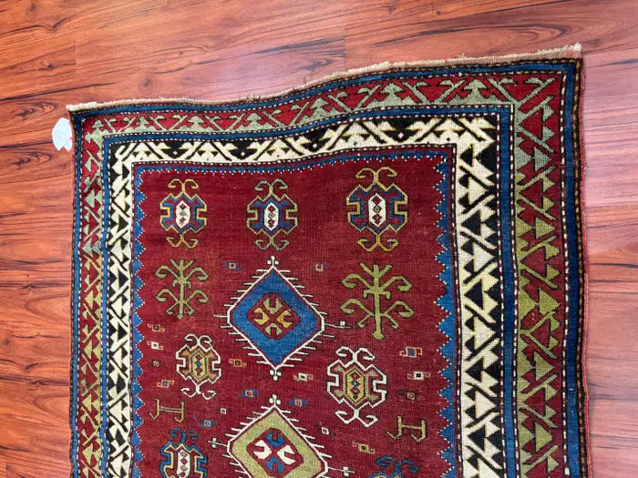 Antique Fachralo Kazak Rug - Image 3