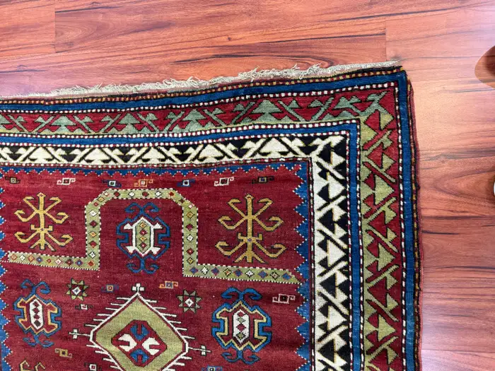 Antique Fachralo Kazak Rug - Image 7