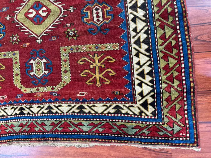 Antique Fachralo Kazak Rug - Image 8