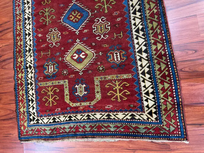 Antique Fachralo Kazak Rug - Image 9