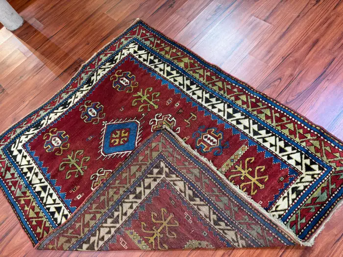 Antique Fachralo Kazak Rug - Image 10