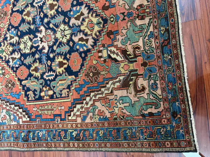 Antique Bakshaish Rug - Image 7