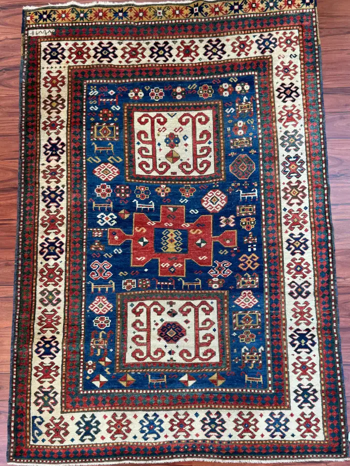 Antique Karachov Kazak Rug - Image 12