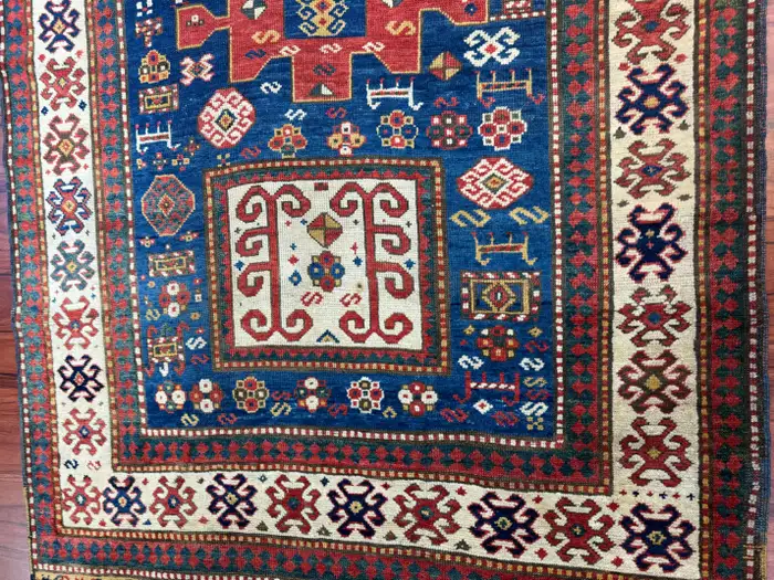 Antique Karachov Kazak Rug - Image 2