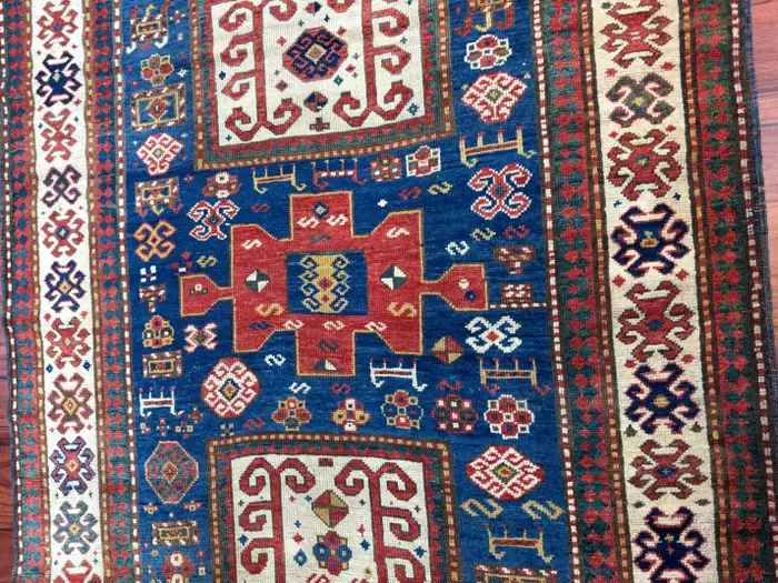 Antique Karachov Kazak Rug - Image 3