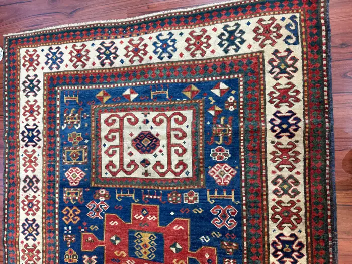 Antique Karachov Kazak Rug - Image 4