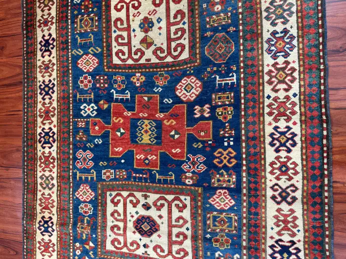 Antique Karachov Kazak Rug - Image 9