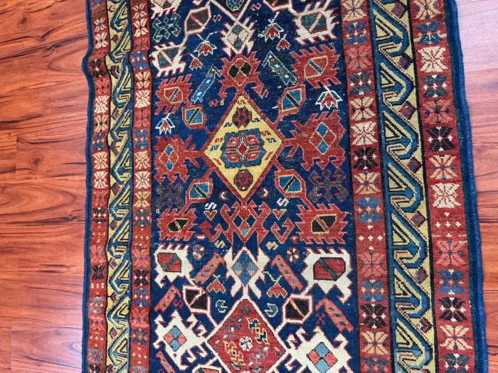 Antique Seychour Caucasian Rug - Image 3