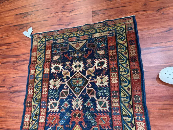 Antique Seychour Caucasian Rug - Image 5