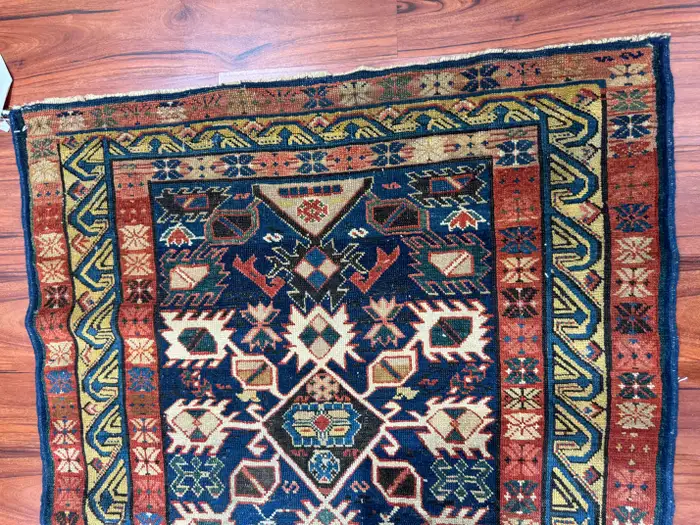 Antique Seychour Caucasian Rug - Image 6