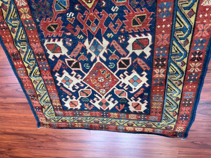 Antique Seychour Caucasian Rug - Image 8
