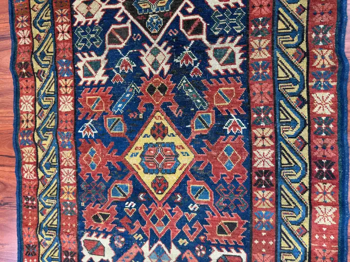 Antique Seychour Caucasian Rug - Image 9