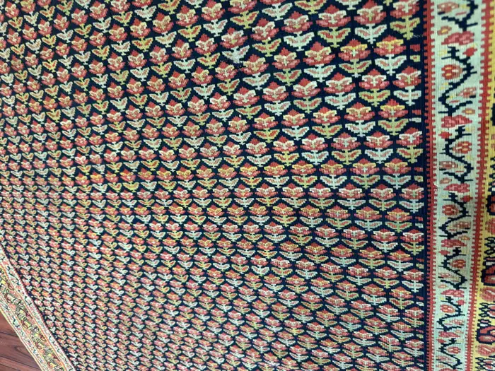 Antique Senneh Kilim Rug - Image 2