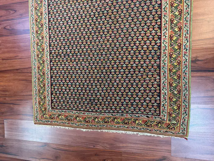 Antique Senneh Kilim Rug - Image 10