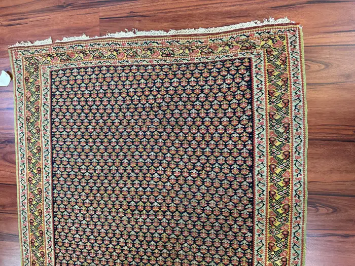 Antique Senneh Kilim Rug - Image 11