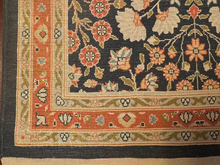 Extremely Fine Turkish Hereke Silk Rug - Image 16