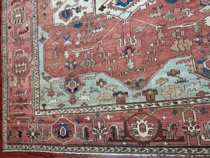 Antique Persian Heriz Serapi Rug - Image 20