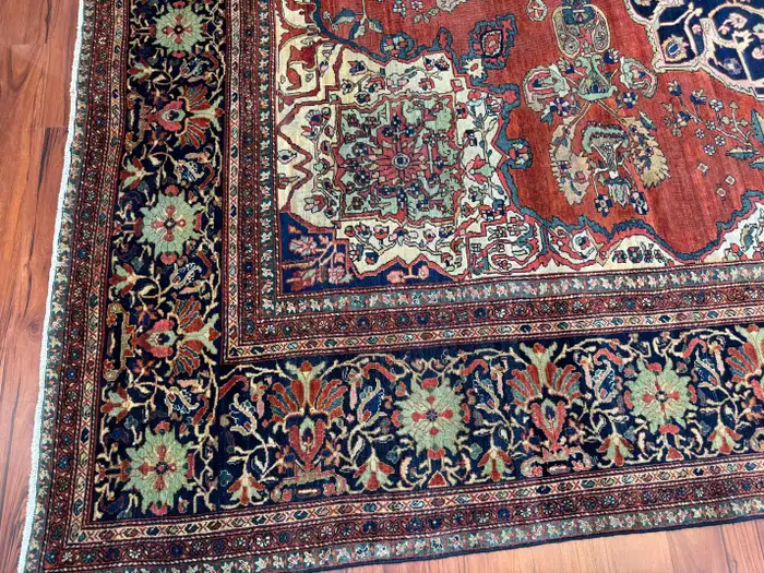 Antique Persian Sarouk Farahan - Image 20