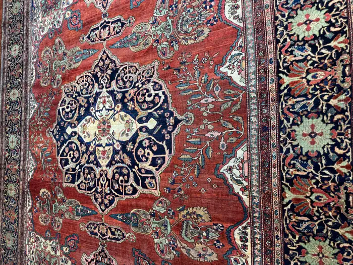 Antique Persian Sarouk Farahan - Image 5