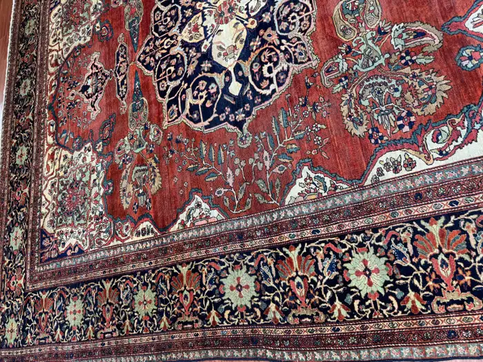Antique Persian Sarouk Farahan - Image 10