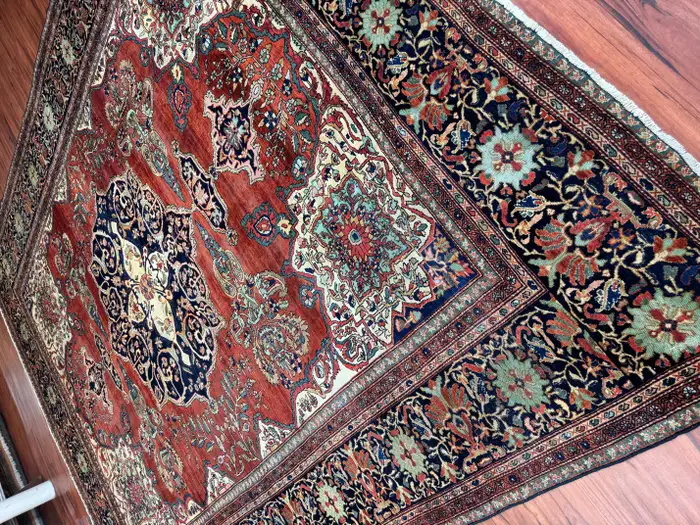 Antique Persian Sarouk Farahan - Image 13