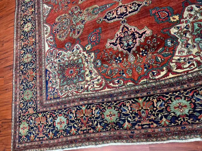 Antique Persian Sarouk Farahan - Image 14