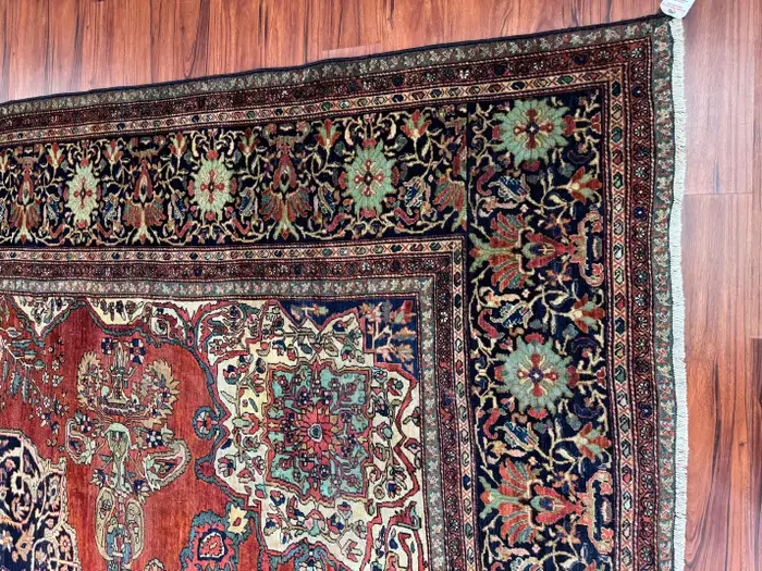 Antique Persian Sarouk Farahan - Image 16