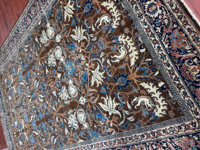 Antique Persian Tabriz Rug - Image 2