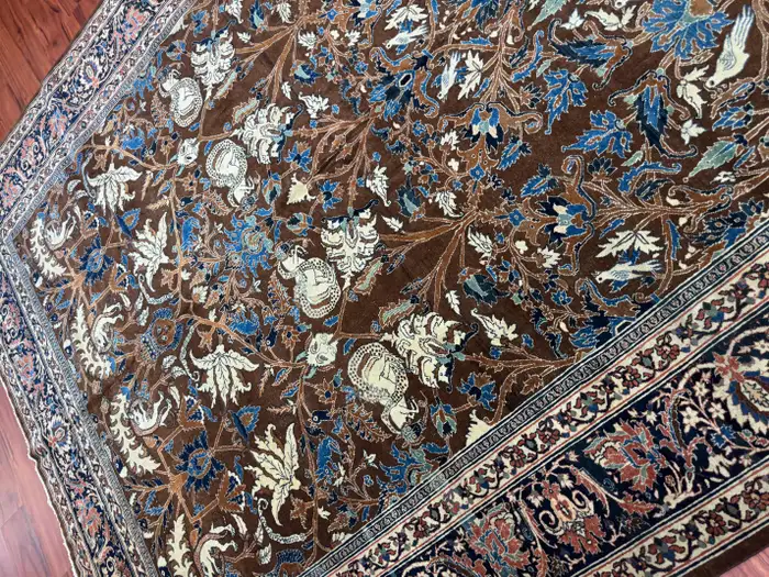 Antique Persian Tabriz Rug - Image 6