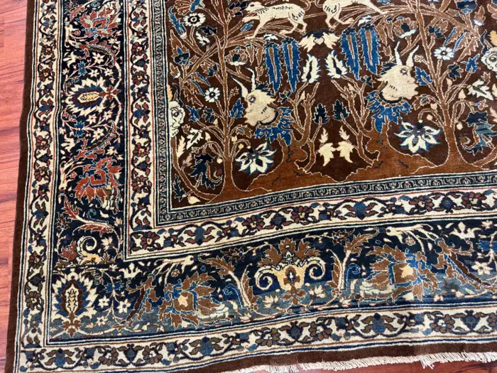 Antique Persian Tabriz Rug - Image 8