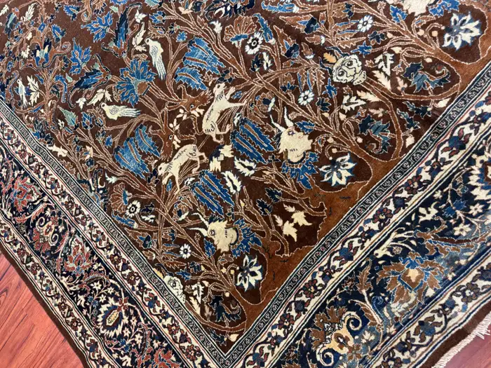 Antique Persian Tabriz Rug - Image 10