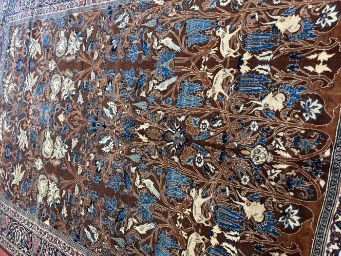 Antique Persian Tabriz Rug - Image 11