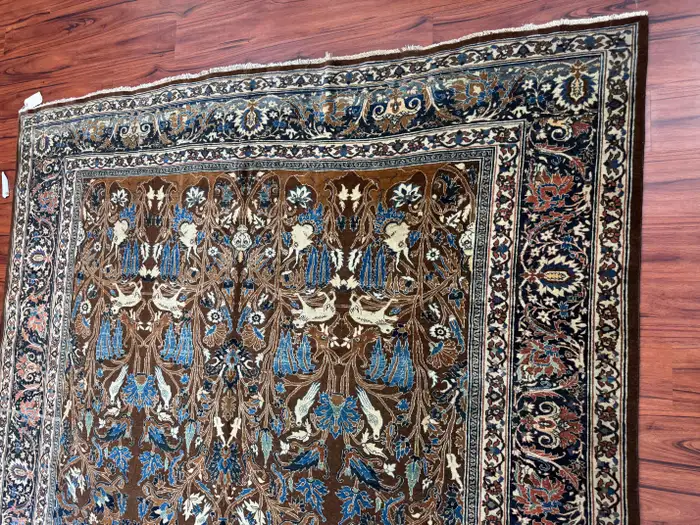 Antique Persian Tabriz Rug - Image 14